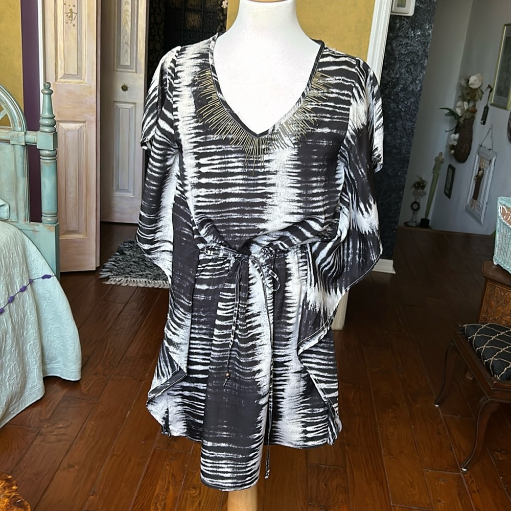 Calvin Klein Jeans Drawstring Dress in Size S